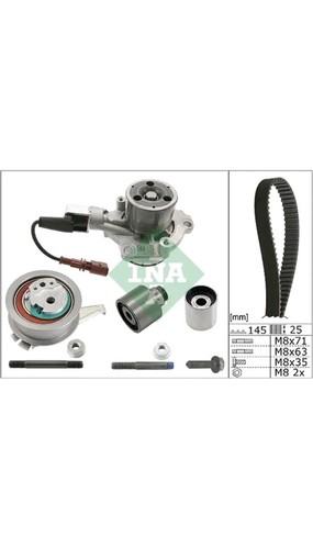 Timing belt kit water pump - water,